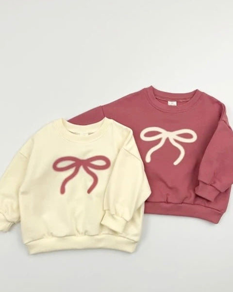 ribbon sweatshirt