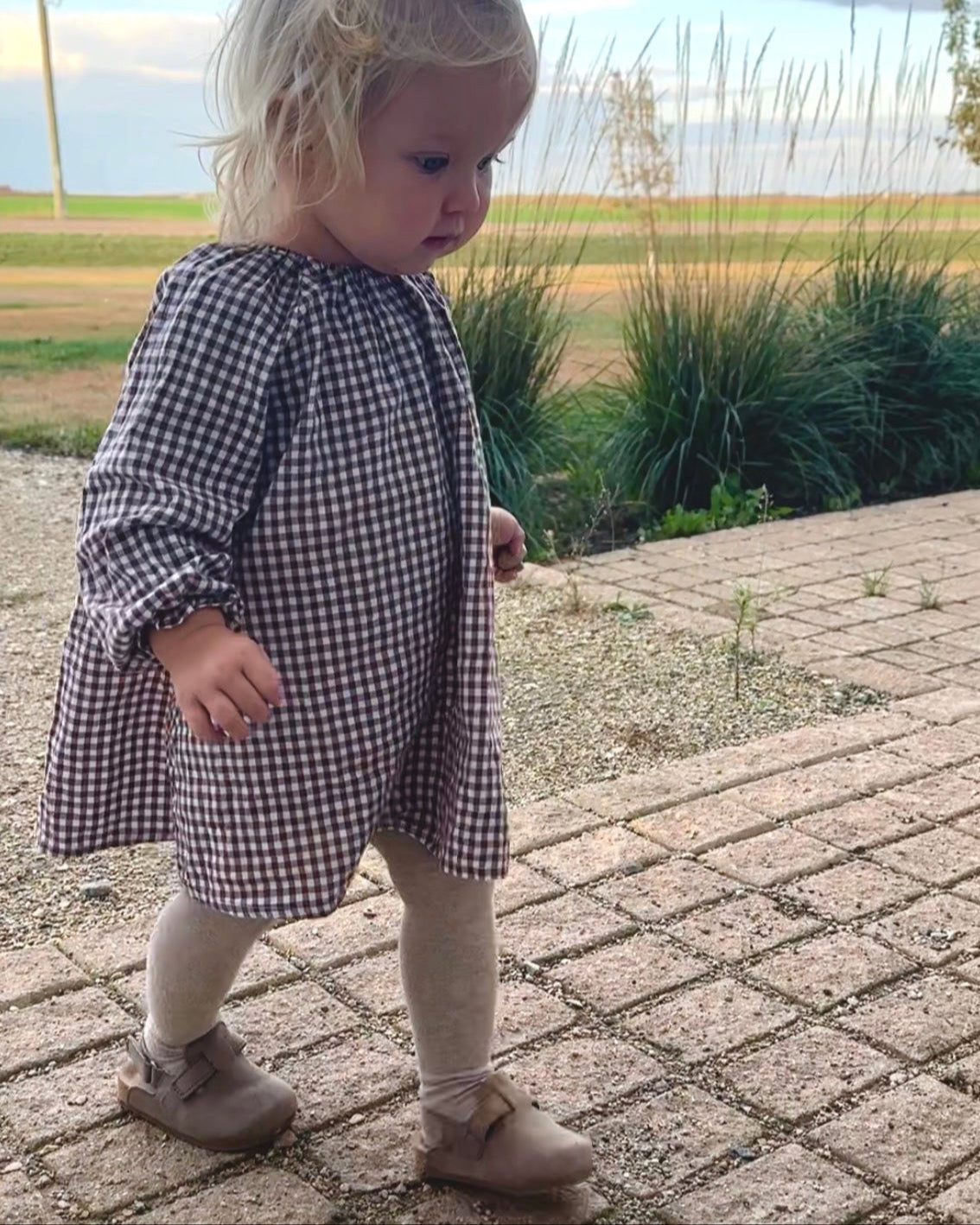 gingham dress