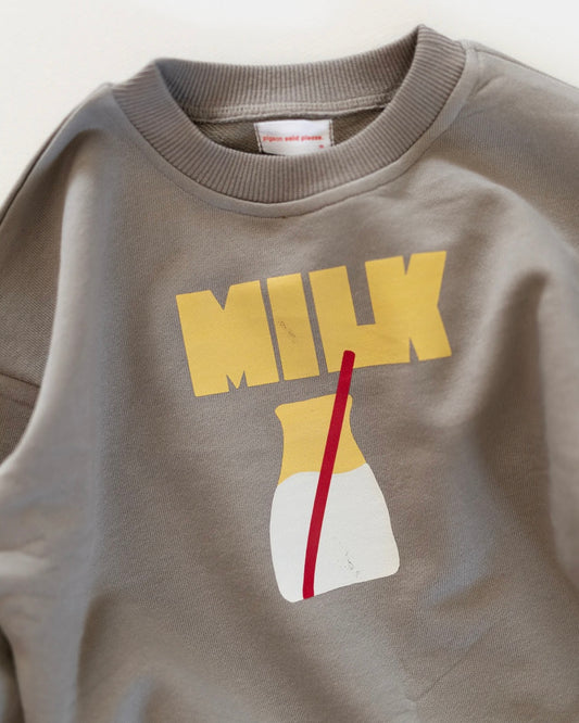 milk sweatshirt