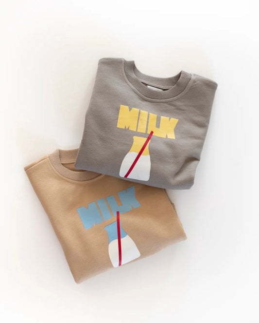 milk sweatshirt
